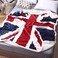 Abreeze Soft Union Jack Throw Blanket Sherpa Fleece Throws Super Comfy Blanket Comfort Caring Gift Blanket 51"x63".