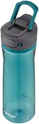 Contigo AUTOSEAL Cortland 24oz Water Bottle, BPA-Free Plastic, Spill, Leak-Proof Lid, and Carry Handle, Dishwasher Safe, Spirulina.