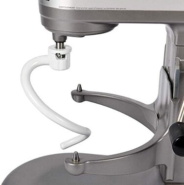 Killer's Instinct Outdoors Coated Spiral Dough Hook for KitchenAid 6qt Pro 600 Series Bowl-Lift Stand Mixer - Metal 6 quart Dough Hook Attachment for KP26M1XLC KP26M1X KG25H3X0B KNS256CDH KG25H3XSL KV