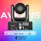 كاميرا AVKANS PTZ HDMI، كاميرا IP PTZ 30X-SDI POE مع ميزات التتبع التلقائي بالذكاء الاصطناعي للبث المباشر للعبادة الكنسية (تكبير 30X).