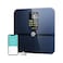 Posture Body Fat Scale, Extra Large Display Digital Bathroom Wireless Weight Scale Composition Analyzer with Heart Rate Heart IndexBody Shape Index with Free APP 400Lb Black.