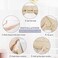RYB HOME Door Curtains Blackout - Self Stick Tie Up Shades Tricia Door Window Curtain Blinds Light Block Insulating Sidelight Drapes, W 26 x L 69 inches, 1 Panel, Biscotti Beige.