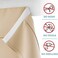 RYB HOME Door Curtains Blackout - Self Stick Tie Up Shades Tricia Door Window Curtain Blinds Light Block Insulating Sidelight Drapes, W 26 x L 69 inches, 1 Panel, Biscotti Beige.