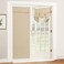 RYB HOME Door Curtains Blackout - Self Stick Tie Up Shades Tricia Door Window Curtain Blinds Light Block Insulating Sidelight Drapes, W 26 x L 69 inches, 1 Panel, Biscotti Beige.