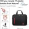 Omnpak Laptop Briefcase with Combination Lock, Anti Theft Business Office Bag.