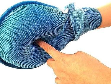 Fanwer Dementia Restraint Glove - 2PCS, Control Mitts Safety Hand Glove, Restraint Mitts, Super Thick Sponge Filling, Gloves to Prevent Scratching for adults, Dementia Products for elderly.