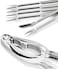 Ajmyonsp Seafood Tools Set of 8 Crab Legs Crackers Nut Cracker Crab Forks Picking Eating Tool Shellfish Lobster Shell Opener Kitchen Accessories.