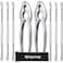 Ajmyonsp Seafood Tools Set of 8 Crab Legs Crackers Nut Cracker Crab Forks Picking Eating Tool Shellfish Lobster Shell Opener Kitchen Accessories.