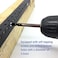 Jingchengmei 10U Steel Rack Rails Pair with Hardware- 2 Pieces (10U, Black.