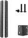 Jingchengmei 10U Steel Rack Rails Pair with Hardware- 2 Pieces (10U, Black.