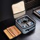 No/Brand Ceramic Kungfu Tea Set,Chinese Tea Set,Contains Tea Tray and Bag,Tea Sets for Women/Man/Adults,Suitable for Parties and Travel,with Tea Strainer-Stainless.