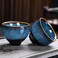 No/Brand Ceramic Kungfu Tea Set,Chinese Tea Set,Contains Tea Tray and Bag,Tea Sets for Women/Man/Adults,Suitable for Parties and Travel,with Tea Strainer-Stainless.