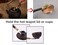 DoroSun 5. 3 Inches Black Round Cast Iron Trivet Metal Teapot Base with Legs and Lid Holder for Japanese Kettle Tetsubin Kung Fu Hot Tea Pot.