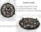 DoroSun 5. 3 Inches Black Round Cast Iron Trivet Metal Teapot Base with Legs and Lid Holder for Japanese Kettle Tetsubin Kung Fu Hot Tea Pot.