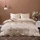 P Pothuiny 5 Pieces Satin Duvet Cover Full/Queen Size Set, Luxury Silky Like Taupe Duvet Cover Bedding Set with Zipper Closure, 1 Duvet Cover4 Pillow Cases (No Comforter.