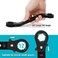 DURATECH 5 Pc Double Offset Box End Reversible Ratcheting Wrench Set, SAE, Heavy-duty, Matte Chrome Plated, Ratchet Spanner Crooked for Narrow Spaces (1/4 - 7/8 inch.