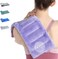 SUZZIPAD Microwave Heating Pad for Pain Relief, 8 x 17" Multipurpose Heating Pads for Cramps, Muscle Ache, Joints, Back Pain, Neck, Shoulder, Microwavable Heat Pack Moist Heat, Warm Compress, Purple.