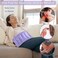 SUZZIPAD Microwave Heating Pad for Pain Relief, 8 x 17" Multipurpose Heating Pads for Cramps, Muscle Ache, Joints, Back Pain, Neck, Shoulder, Microwavable Heat Pack Moist Heat, Warm Compress, Purple.