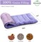 SUZZIPAD Microwave Heating Pad for Pain Relief, 8 x 17" Multipurpose Heating Pads for Cramps, Muscle Ache, Joints, Back Pain, Neck, Shoulder, Microwavable Heat Pack Moist Heat, Warm Compress, Purple.