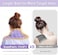 SUZZIPAD Microwave Heating Pad for Pain Relief, 8 x 17" Multipurpose Heating Pads for Cramps, Muscle Ache, Joints, Back Pain, Neck, Shoulder, Microwavable Heat Pack Moist Heat, Warm Compress, Purple.