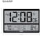 SHARP Atomic Clock - Never Needs Setting. &ndash;Easy to Read Numbers - Indoor/Outdoor Temperature, Wireless Outdoor Sensor - Battery Powered - Easy Set-Up. (4" Numbers.