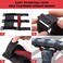 KEMIMOTO UTV Grab Handles, Heavy Duty Nylon UTV Hand Grips Fit 1. 5-2 inches Roll Bar Compatible with Polaris RZR, Can-Am X3, Kawasaki Mule Teryx, Talon, Wildcat 2 PCS Red.