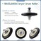 Lunarlipes Upgraded Dryer Rollers Kit Compatible with LG Kenmore Dryers Parts Includes Drum Roller 4581EL2002C Dryer Belt 4400EL2001A and Idler Pulley 4561EL3002A, Figures 5 and 6 are Fit Models.