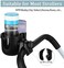 Suranew Universal Pushchair/Pram Cup Holder with Phone Storage Box, Baby Bottle Organizer for Stroller,Drink and Coffee, Suitable for Baby Buggy and Bike.