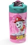 Zak Designs Kids Durable Plastic Spout Cover and Built-in Carrying Loop, Leak-Proof Water Design for Travel, (16oz, 2pc Set, Paw Patrol Skye Bottle 2pk.