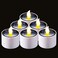 Homemory Solar Candles Outdoor Waterproof, Dusk to Dawn Outdoor Lighting, Reusable LED Tea Light Candles for Lantern Garden Camping and Home Decor, 2. 3'x2', Pack of 6.