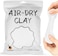 Cutedeer Air Dry Clay - White, 1. 1lb Soft Foam Modeling Magic Clay, Ultra Light Clay DIY Creative Molding Clay for Preschool Education ArtsCrafts(1. 1lb - 1 Pack, White.