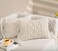 Homesunshine Macrame Lumbar Pillow Cover-Set of 2 with Tassels Rectangualr Cushion Covers Boho Throw Pillow Cover for Couch, Sofa, Bed, Farmhouse, Chair, Dining, Patio, Outdoor, car (B.