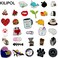 KILIPOL Mixed Enamel Brooch Pins Bulk SetDecoration Lapel Pin Clothes Accessories Birthday Christmas Festival Gift for Girls Women (Random Style.