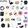 KILIPOL Mixed Enamel Brooch Pins Bulk SetDecoration Lapel Pin Clothes Accessories Birthday Christmas Festival Gift for Girls Women (Random Style.