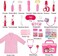 Liberry Durable Doctor Kit for Kids, 23-Piece Pretend Play Educational Medical Toy Set with Stethoscope, Dentist Role Play Costume, Doctor Set Toys for Toddler Girls 3-8 Years Old.