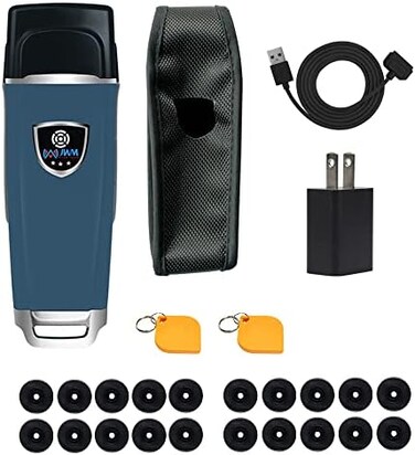 JWMGKJ JWM Security Guard Patrol Tour System, RFID Patrol Reader with Free Cloud Software for Commercial Government Hotel Industrial, Professional Guard Monitoring Attendance System.