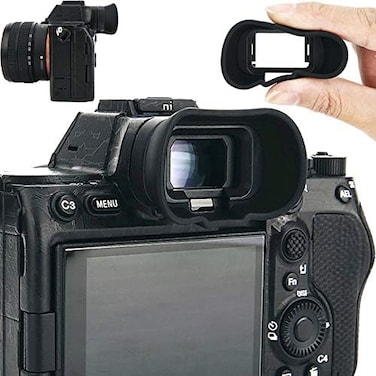 Kiorafoto Replacement Eye Band for Sony Alpha a7r V A7 IV a7m4 a7iv A1 ILCE-1 and Alpha 7s III a7siii a7s3 ILCE-7sm3 EVF Eye Protector Sony FDA-ep19.