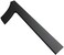 BetLight 6 Inch House Numbers- Modern Floating Stainless Steel Home Address Number Elegant Black Finish,Number 1.