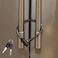 Urban August Child-Proof Refrigerator Lock with Keys - Cable Lock for French Door Fridge, Bike, Stroller,Helmet - Cabinet Lock for KidsAdults (Regular, Black - 2 Pack.