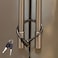 Urban August Child-Proof Refrigerator Lock with Keys - Cable Lock for French Door Fridge, Bike, Stroller,Helmet - Cabinet Lock for KidsAdults (Regular, Black - 2 Pack.