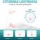 Vekkia 14 LED Rechargeable Book-Light for Reading at Night in Bed, Warm/White Reading Light with Clamp, 180 Adjustable Mini Clip on Light, Lightweight Eye Care Book Light, Perfect for Book Lovers.