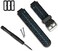 RuenTech 6-Pack Fastener Rings Compatible with Garmin Forerunner 35/235/265/735XT, for Forerunner 945/935 Band Keeper, Silicone Replacement Watch Band Loop/Holder/Retainer.