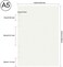 K-Musculo 135 Sheets Planner Refill Paper 5mm Squared Inserts Paper A5 6 Holes Binder Grid Notepaper for Filofax Bullet Journals Diary (8. 26x5. 59 Inch.