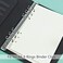 K-Musculo 135 Sheets Planner Refill Paper 5mm Squared Inserts Paper A5 6 Holes Binder Grid Notepaper for Filofax Bullet Journals Diary (8. 26x5. 59 Inch.