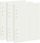 K-Musculo 135 Sheets Planner Refill Paper 5mm Squared Inserts Paper A5 6 Holes Binder Grid Notepaper for Filofax Bullet Journals Diary (8. 26x5. 59 Inch.