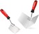 Goldblatt 2 Piece Drywall Corner Tool Set, 5'' Outside Corner Knife3-1/2'' Inside Corner Knife, with Soft Grip Handle - Stainless Steel Sheetrock External Corner TrowelInternal Corner Trowel.