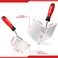 Goldblatt 2 Piece Drywall Corner Tool Set, 5'' Outside Corner Knife3-1/2'' Inside Corner Knife, with Soft Grip Handle - Stainless Steel Sheetrock External Corner TrowelInternal Corner Trowel.