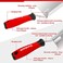 Goldblatt 2 Piece Drywall Corner Tool Set, 5'' Outside Corner Knife3-1/2'' Inside Corner Knife, with Soft Grip Handle - Stainless Steel Sheetrock External Corner TrowelInternal Corner Trowel.