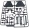 حامل عرض مجسمات الحركة الأسود من MY MIRONEY، عبوة من قطعتين، متوافق مع RG HG SD BB Gundam 1/144.