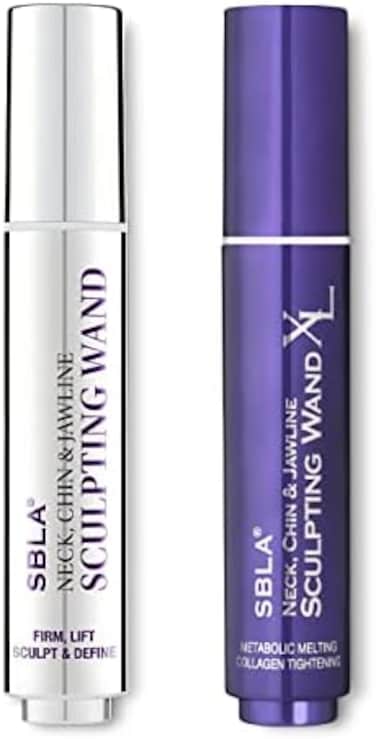 SBLA Spencer Barnes LA Neck, ChinJawline Sculpting WandSculpting Wand XL Duo- Sculpts, Tightens, Firms and Smooths The Skin - 2 x Pump 0. 7 fl. oz. / 20mL (104 doses/ea..